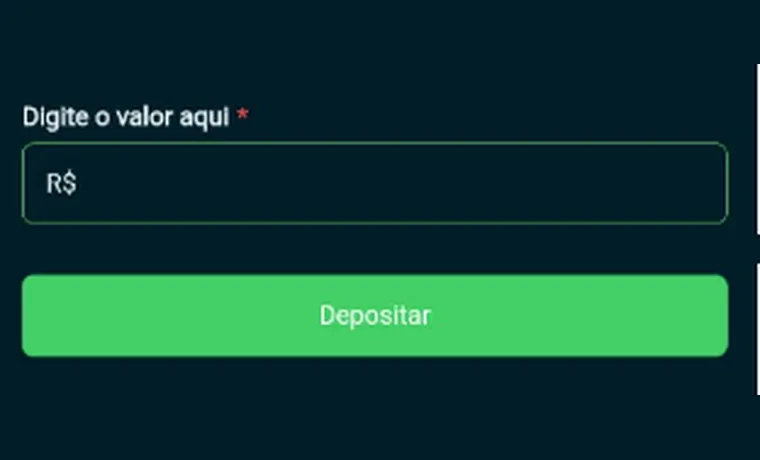Espaço para o print da tela de depósito via Pix
